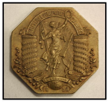 Bronze medal won by Aileen Meagher 