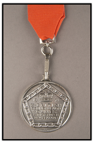 Beverley Boys’ British Commonwealth Games silver medal
