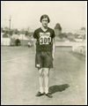 photograph of Bobbie Rosenfeld standing