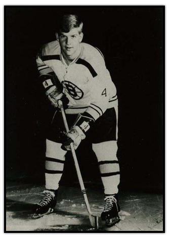 Photograph of Bobby Orr on the ice