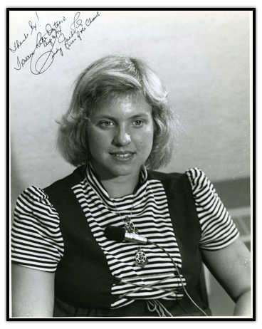 Signed photograph of Cindy Nicholas