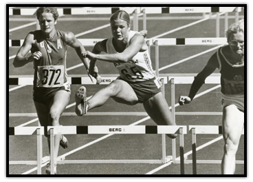 Diane Jones-Konihowski hurdling