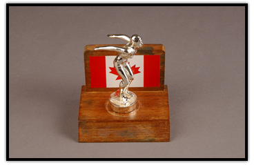 Elaine Tanner’s first place trophy