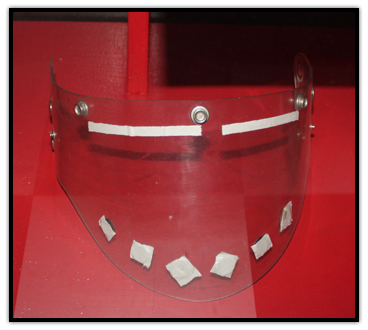 Gilles Villeneuve’s visor