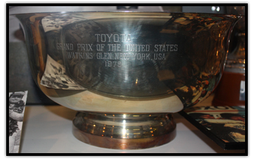 Trophée remporté par Gilles Villeneuve au Grand Prix des états-Unis
