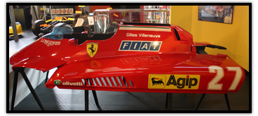 Part of the Ferrari 126 C2, driven by Gilles Villeneuve