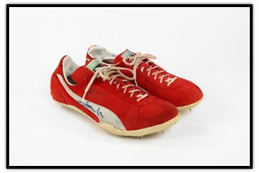 Greg Joy’s red shoes