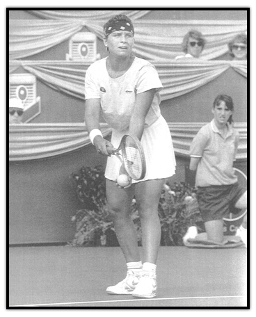 Helen Kelesi serving
