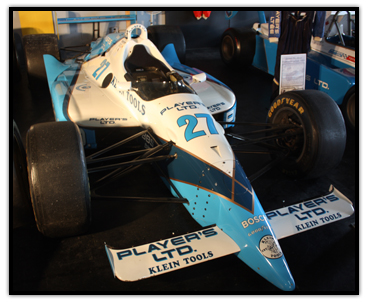 Formula Indy car driven by Jacques Villeneuve