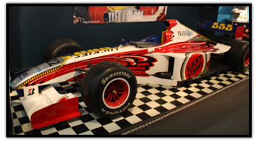Jacques Villeneuve’s Formula One BAR Honda car used in 2000
