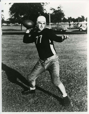 Joe Krol wearing uniform number 77