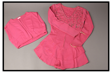 Karen Magnussen’s pink figure skating costume