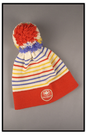 Kathy Kreiner’s striped hat
