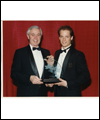 Kurt Browning receiving the Male Athlete of the Year Award