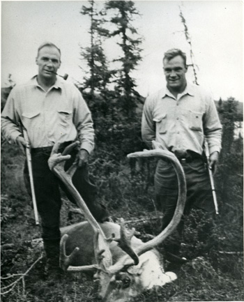 Lionel Conacher with his brother.