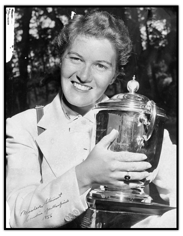 Marlene Streit avec un trophée