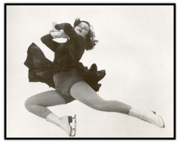 Mary Rose Thacker mid-air