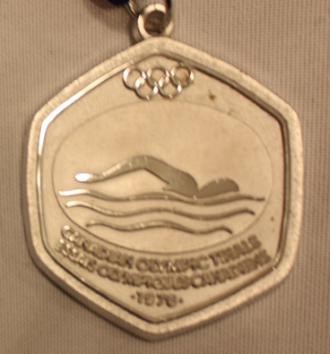Nancy Garapick’s Olympic Trials silver medal.