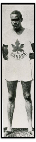 Phil Edwards dans son uniforme olympique d'équipe Canada