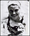 Phyllis Dewar in the water.