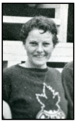 Phyllis Dewar wearing a sweatshirt.