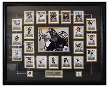 photographic print collage of Sidney Crosby
