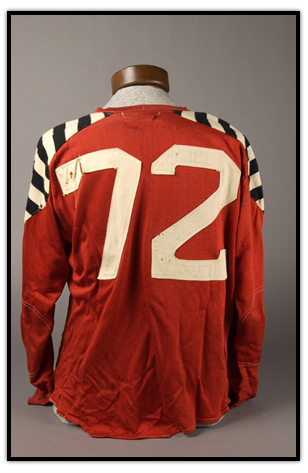 Tony Golab’s football jersey with the Ottawa Rough Riders